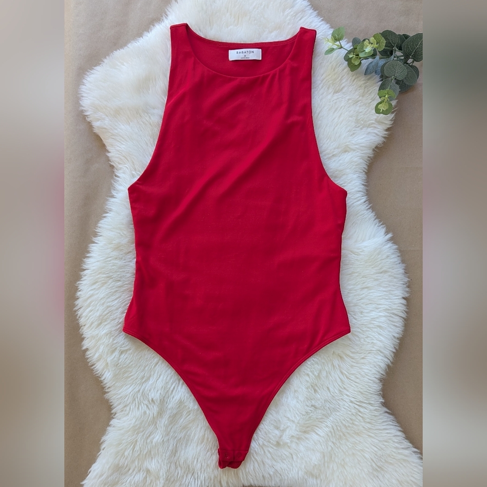 Babaton Red Bodysuit